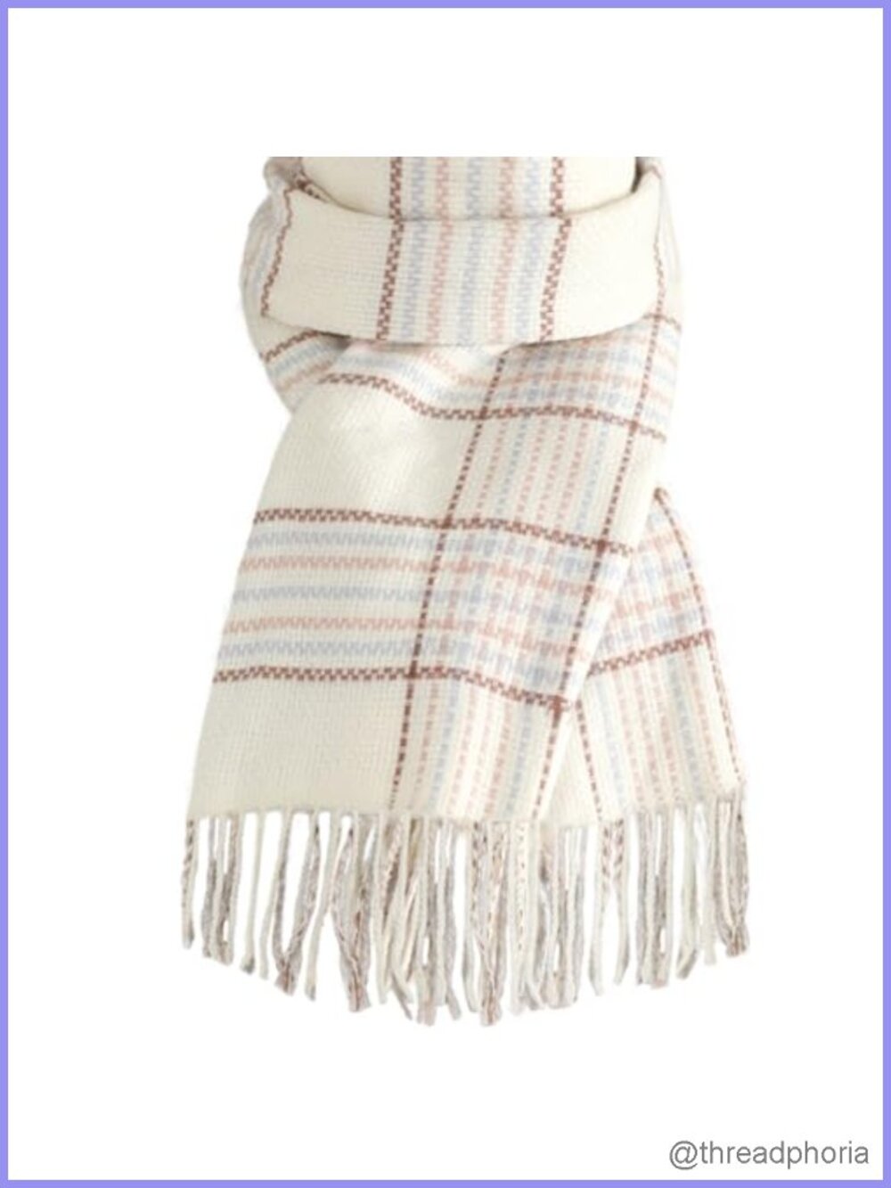 Women's Winter Scarf, Warm Fashion Pashmina Shawls and Wraps - Soft Plaid